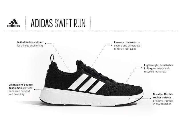 adidas Swift Run 23 Sneaker - Men's - Free Shipping | DSW