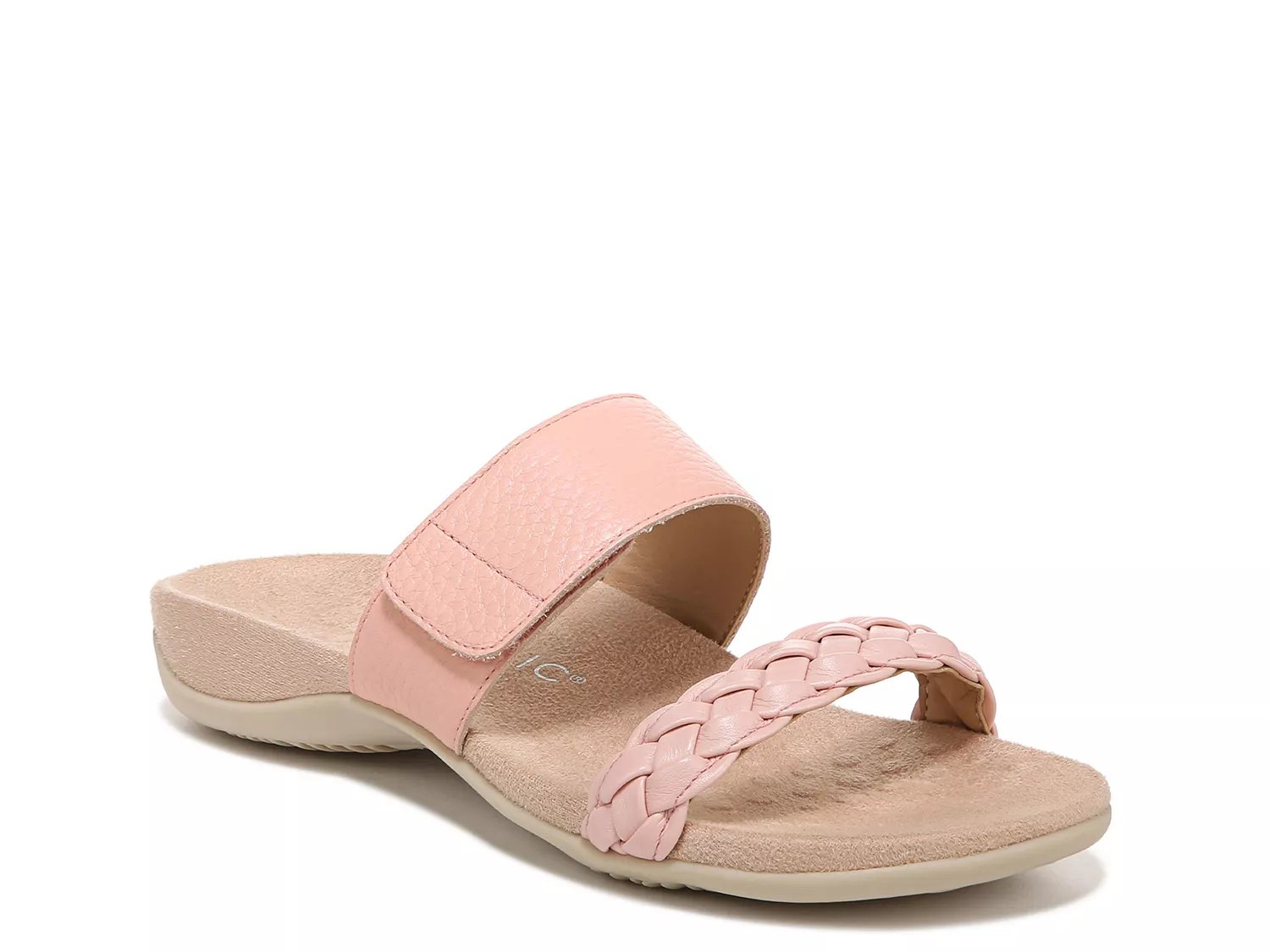 Pink vionic flip store flops