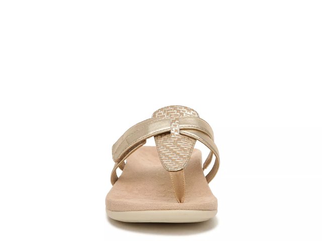 Vionic sandals gold sale
