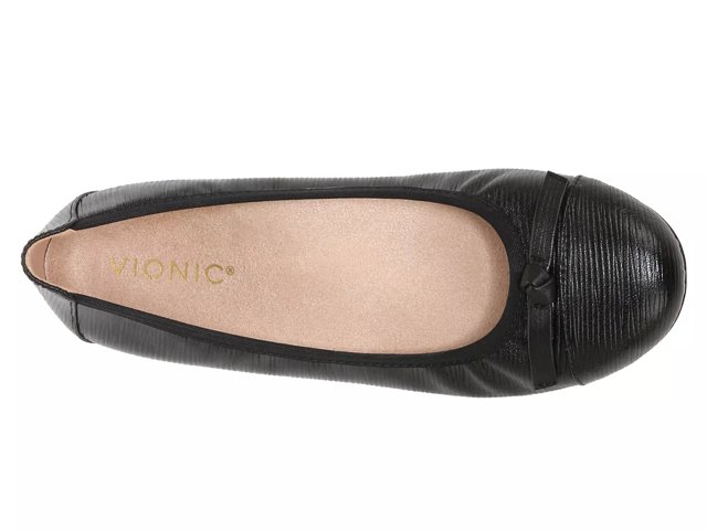 Vionic black ballet flats store