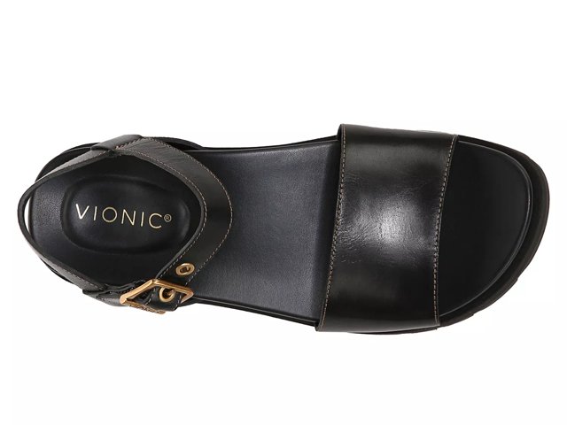 Vionic platform leather sandals hotsell