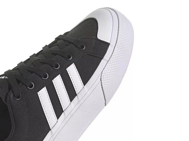 Adidas black and white platform sneakers sales