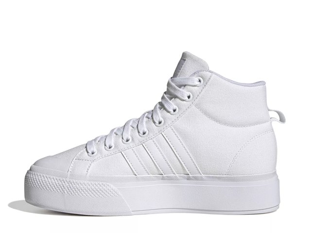Adidas white platform hotsell