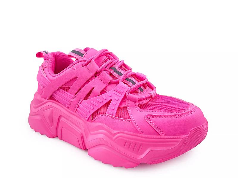 Berness Hot Pink Athletic Sneakers