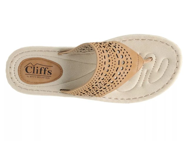 White mountain thong sandals best sale