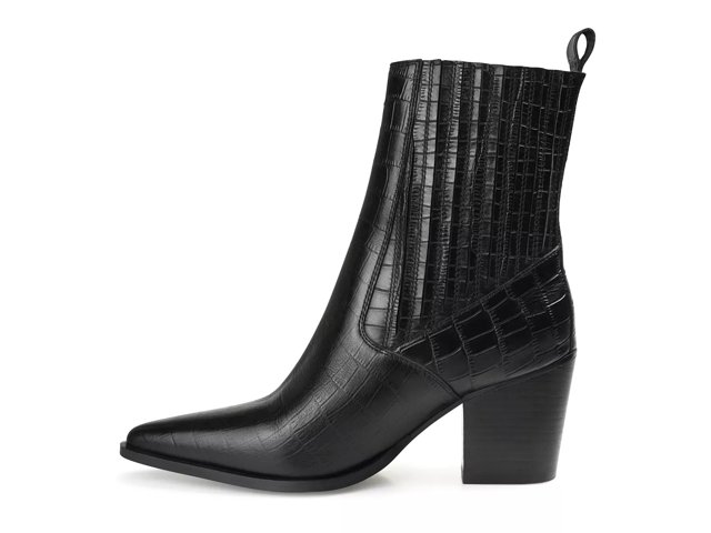 raid rocco black croc western boots