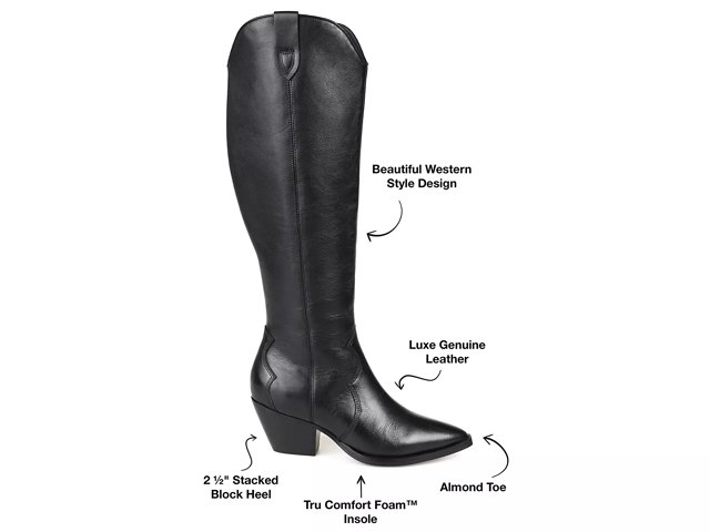 Monogram boots wide calf sales