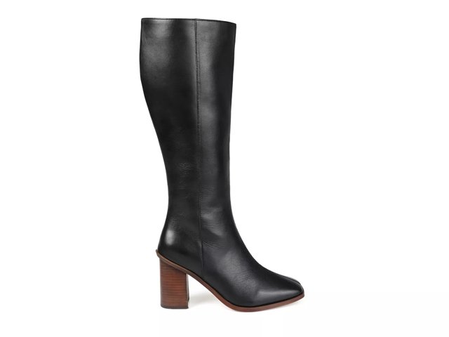 Extra wide calf boots black clearance