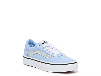 White and outlet light blue vans