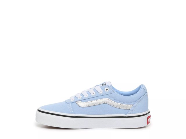 Kids baby blue vans hot sale