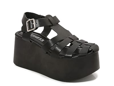 BERNESS SHOES Darcy Platform Sneaker DARCY-BLK - Shiekh