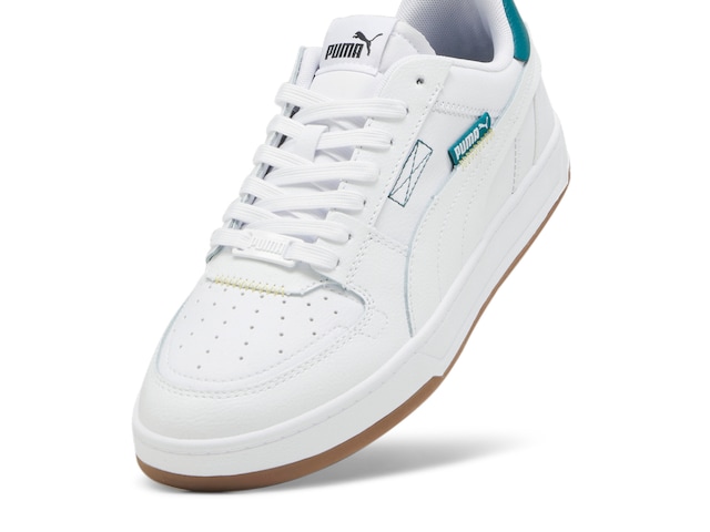 Puma Caven Trainers In White And Green for Men