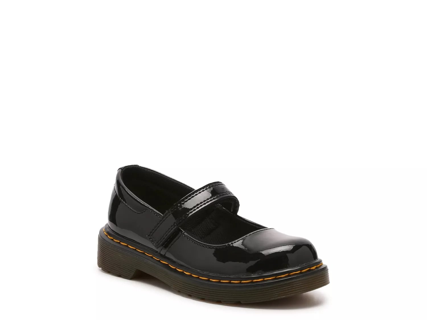 Dr martens mary jane black flats best sale