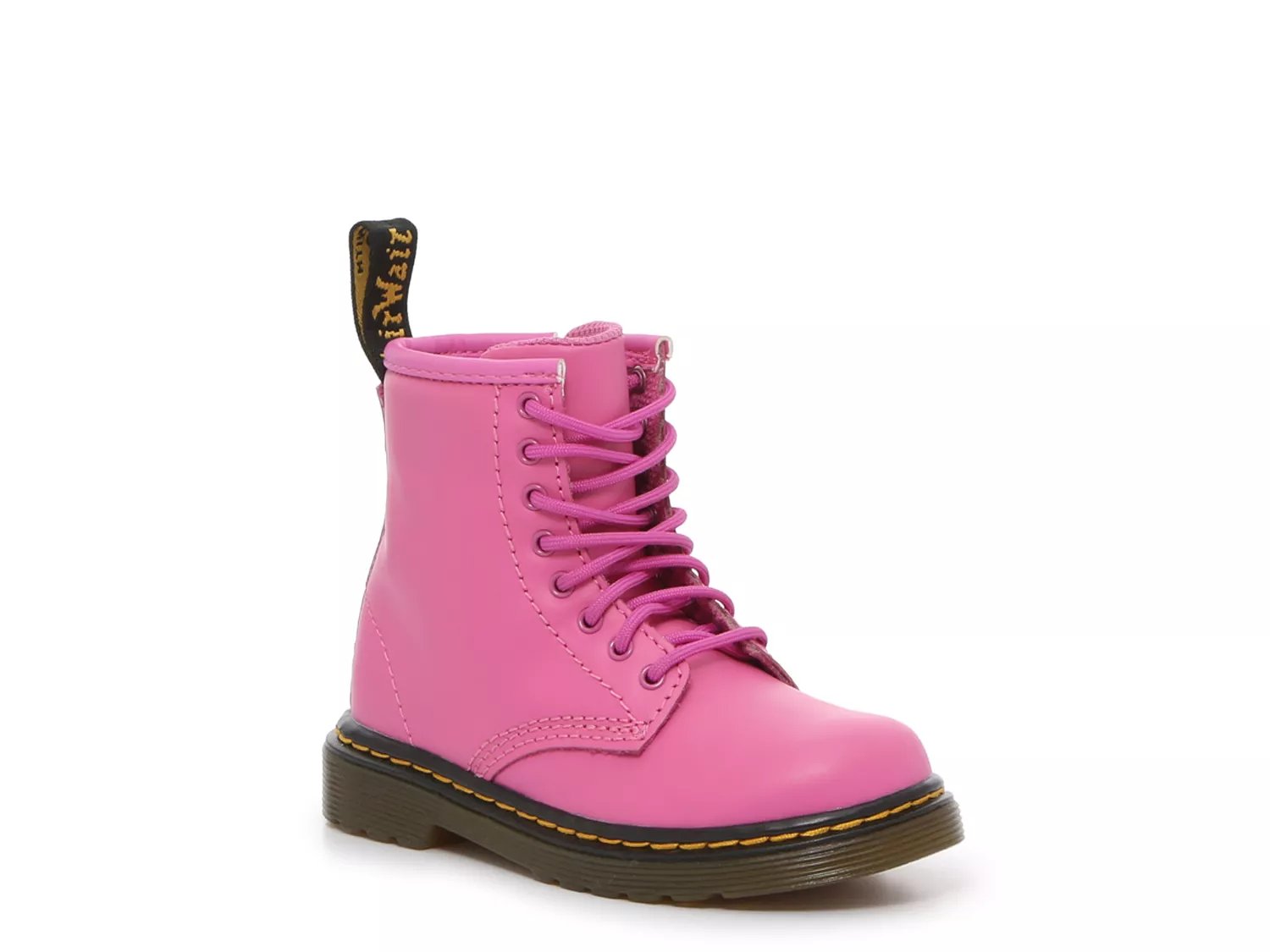 Pink dr best sale martens kids