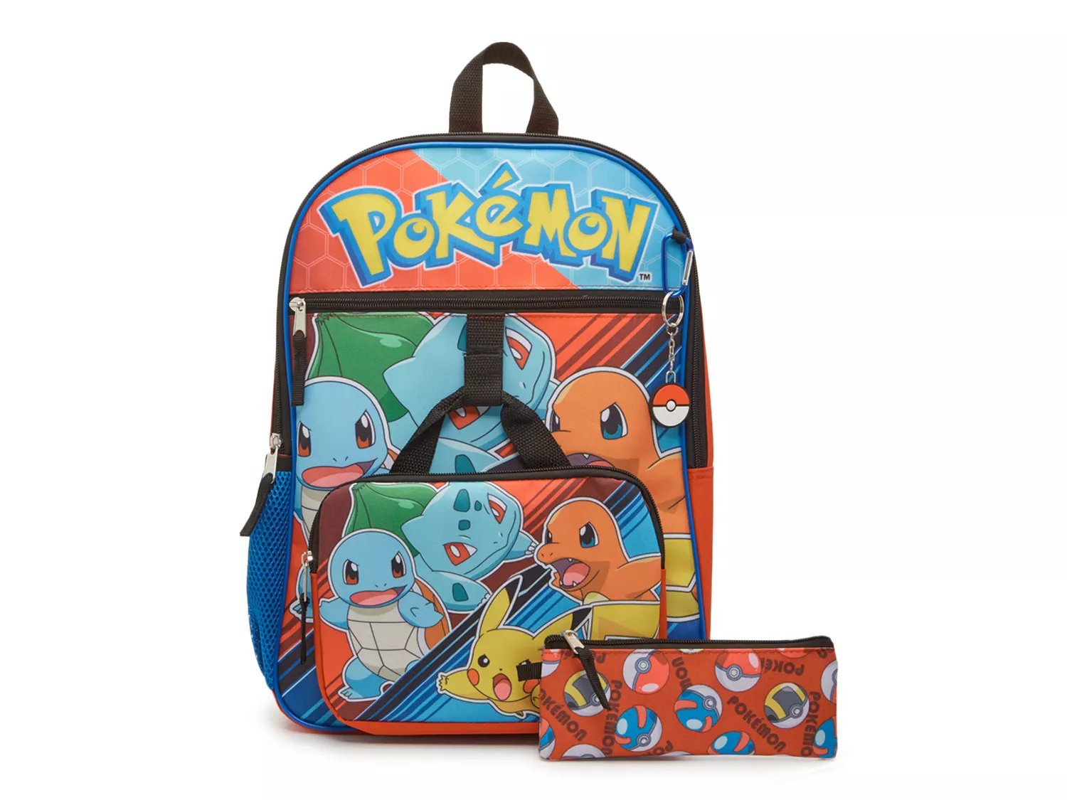 Bioworld Pokemon Pikachu Travel 3PC Cosmetic Bag Set