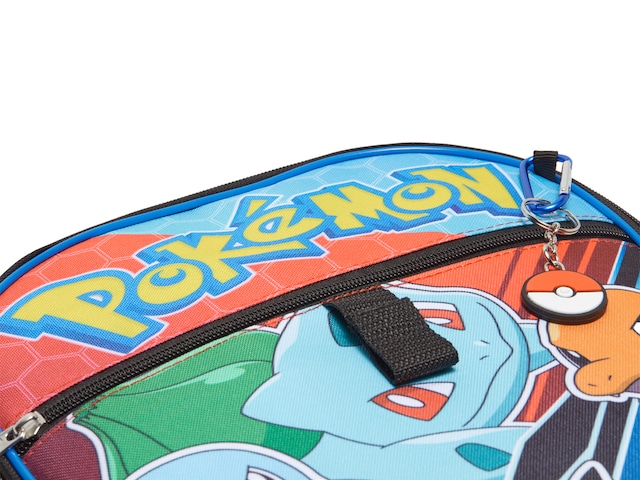 Bioworld Pokemon Backpack Set | Boy's | Red/Blue/Multicolor | Size S