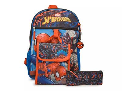 Bioworld Spiderman Backpack Set Free Shipping DSW