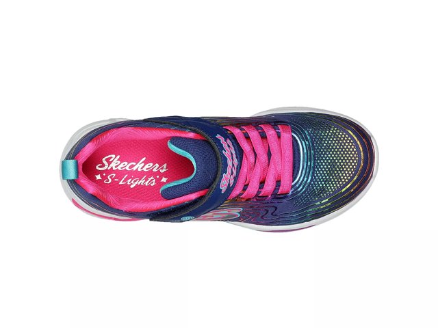 Skechers S Lights Wavy Beams Slip On Sneaker Kids