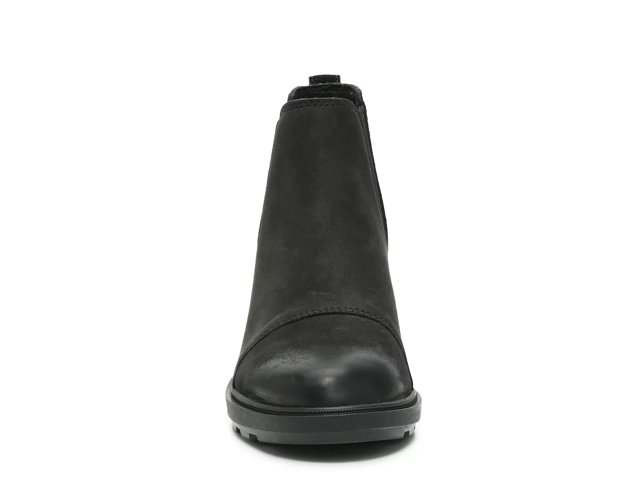 Black leather women's evie booties hot sale