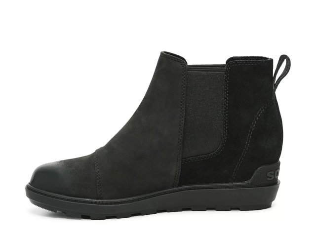 Black leather sale women's evie booties