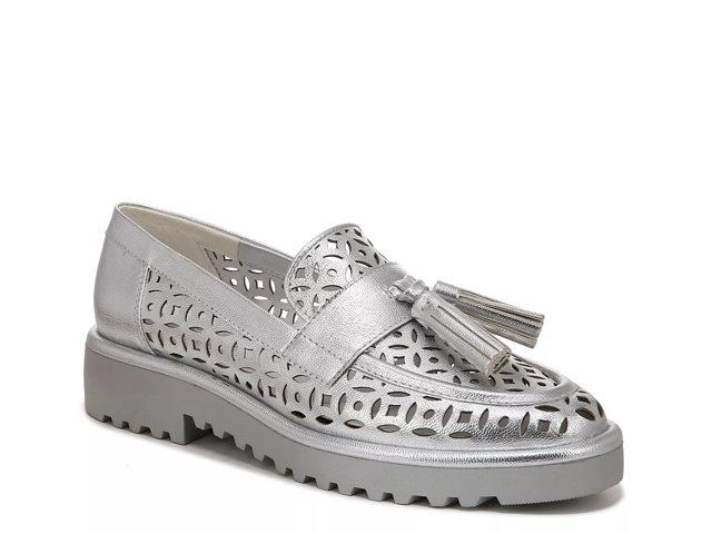 Franco sarto carolynn loafers silver outlet
