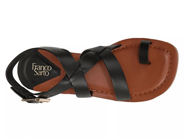 Franco Sarto Leather Adjustable Sandals Ina | lupon.gov.ph
