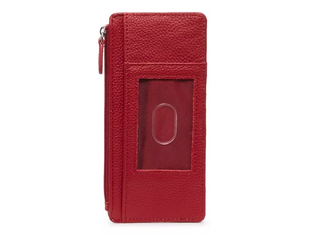 Slim Organizer Leather Card Case Wallet