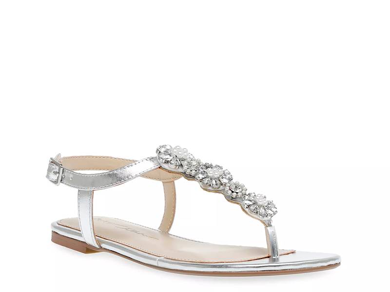 Betsey johnson hot sale silver flats