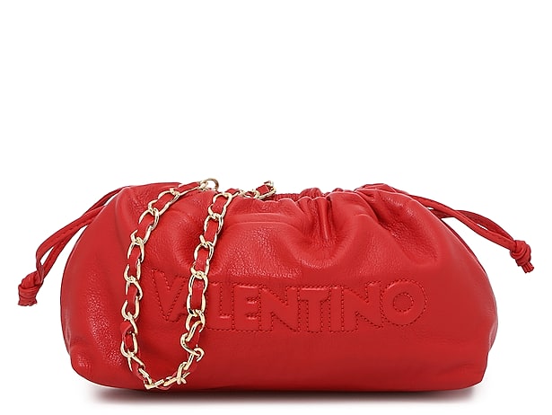 Valentino by Mario Valentino Cara Embossed Leather Clutch | Women's | Black | Size One Size | Handbags | Clutch