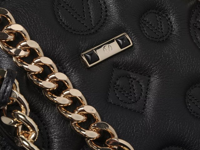 Leather crossbody bag Valentino by mario valentino Gold in Leather