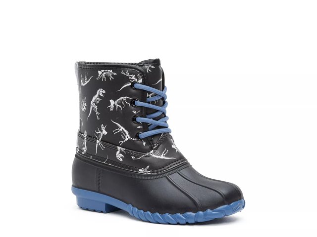 FABKIDS Dino Bones Duck Boot Kids