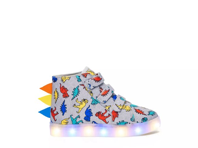 FABKIDS Dino Light Up High Top Sneaker Kids Free Shipping DSW