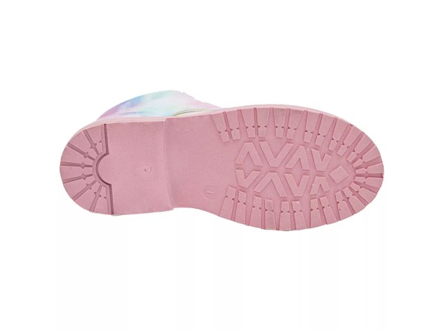 FABKIDS Tie Dye Combat Boot Kids Free Shipping DSW