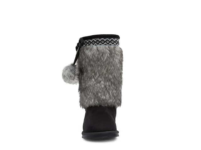 FABKIDS Fur Pom Fuzzy Boot - Kids' - Free Shipping