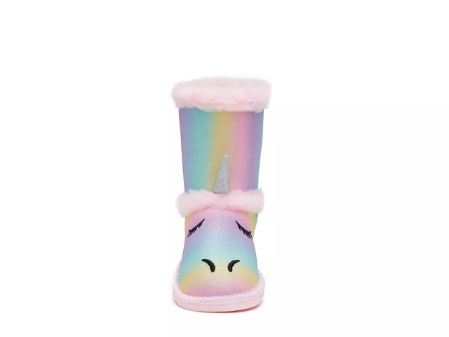 Unicorn fuzzy store boots