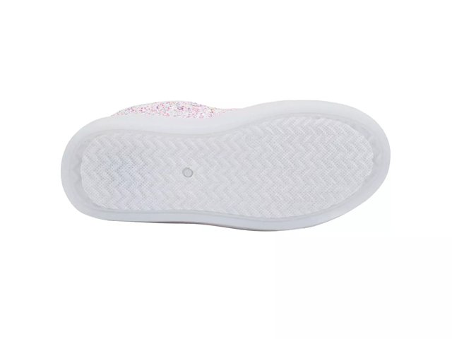 Girls glitter slip ons hotsell