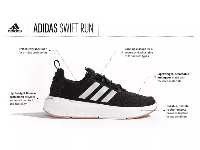 T hardware Herhaald adidas Swift Run 23 Sneaker - Women's - Free Shipping | DSW