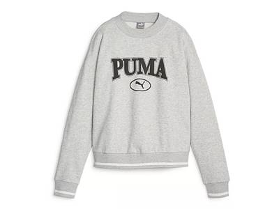 Puma long sleeve crew neck sweatshirt in black hot sale