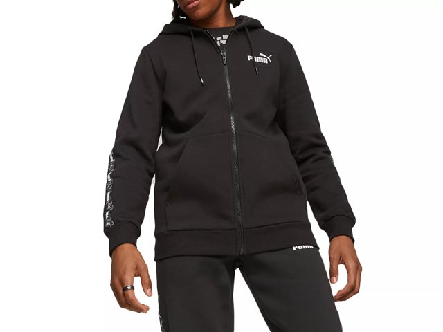 Puma ESS Tape Men s Full Zip Sweatshirt Free Shipping DSW