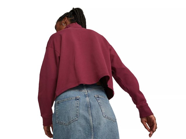 Burgundy 2024 puma sweatshirt
