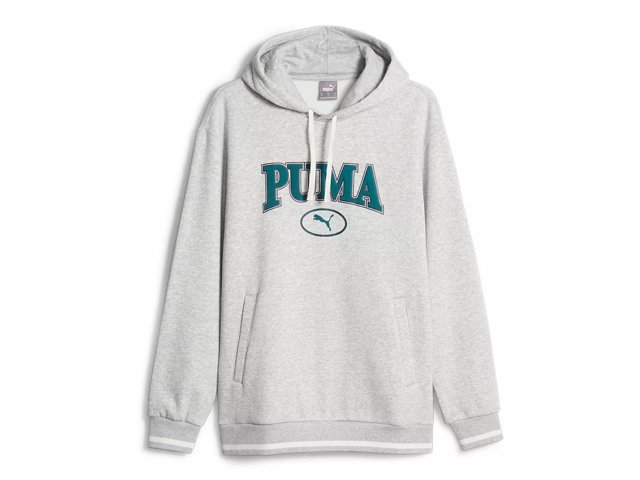 Puma Men s Squad Hoodie S Light Grey Heather