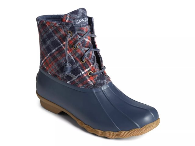 Womens sperry plaid duck new arrivals boots