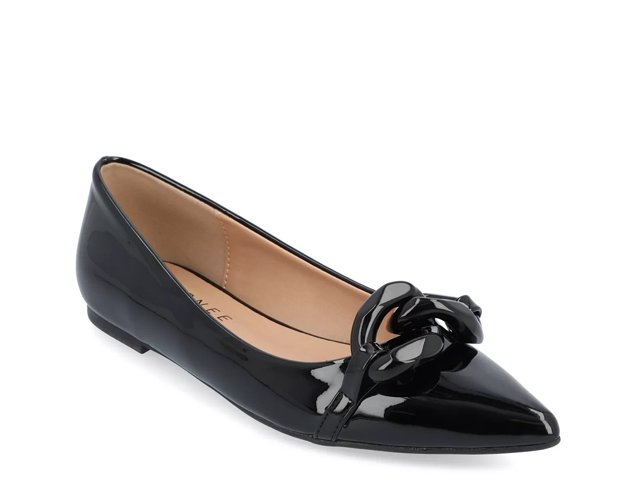 Dsw black patent leather flats hotsell