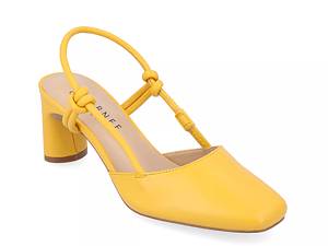 Yellow sales pumps dsw