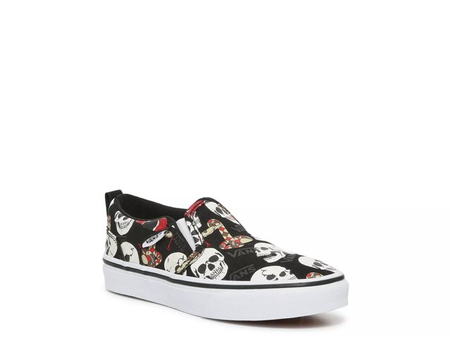 Vans skull slip ons 2025