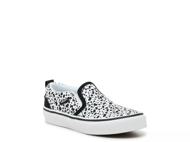 Black and white vans dsw sales
