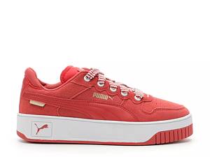 Red puma cheap sneakers womens