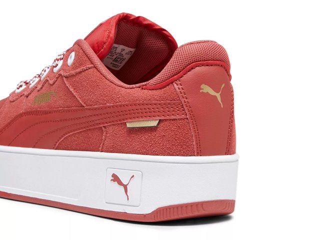Puma red deals platform sneakers