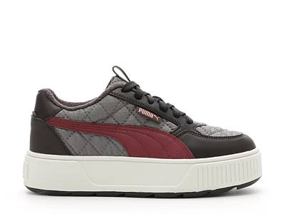 Burgundy hot sale platform sneakers