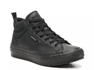 Mens all black high best sale top sneakers